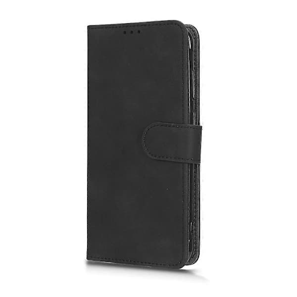 Til Blackview BV5200 Hudfølelse Magnetisk Flip Læder Telefonetui