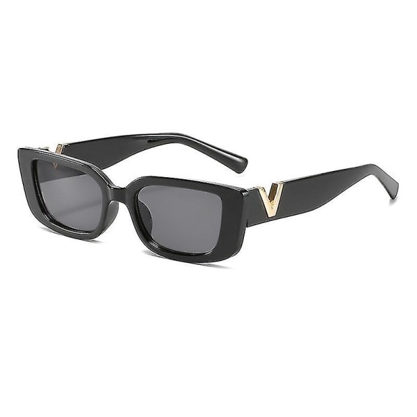 Vintage Kissan Silmä Aurinkolasit Naiset 2023 Trendi Luksus V Merkki Suunnittelija Aurinkolasit Naiset Lasit Uv400 Gafas De Sol Mujer musta Kuten kuvassa