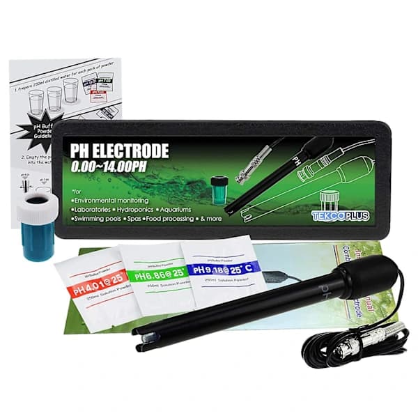 [CA]kryc-Ph med elektrode, 300 cm langt kabel og BNC-stik til pH-måler (BNC pH-elektrode)