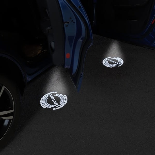 Bil Dørlys Puddle Lights for Volvo XC90 XC60 XC40 S90 S60 V90 V60 Bil Dør Velkomstlys Tilbehør Bil Dør LED Light Logo Projector (Type A Logo)