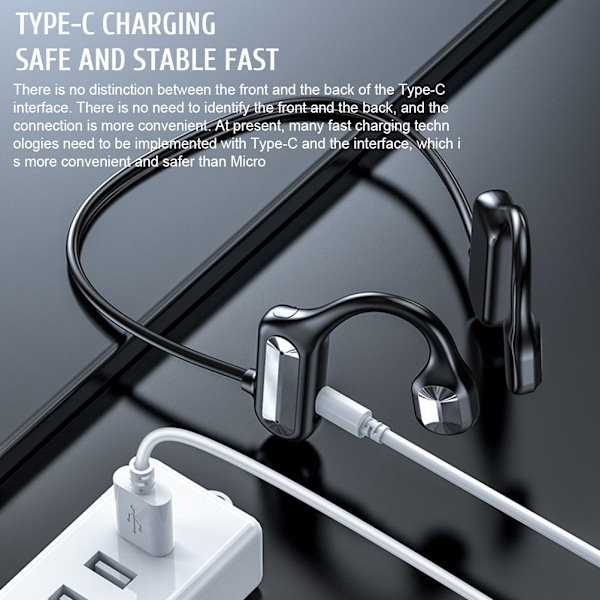 Langattomat luujohtohänkiset kuulokkeet Open Ear Bluetooth Sports Headset BL09 kuntoiluun, juoksuun, pyöräilyyn ja vaellukseen 0.1