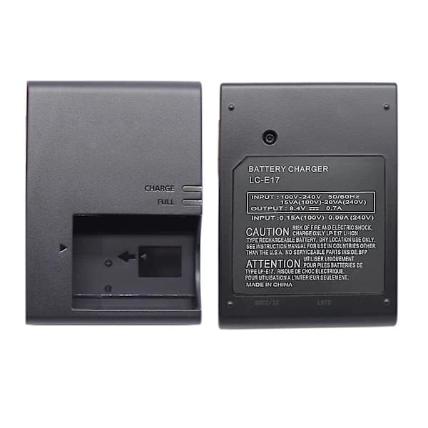 LC-E17 LCE17 LC E17 Kamera Batterilader AC Strømlader passer LP-E17 LPE7 LP E17