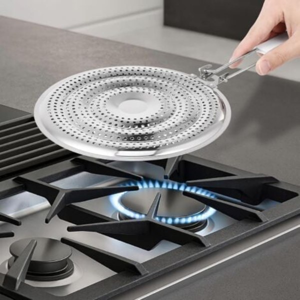 Varme Diffuser i Rustfritt Stål for Gasskomfyr Kun.ca