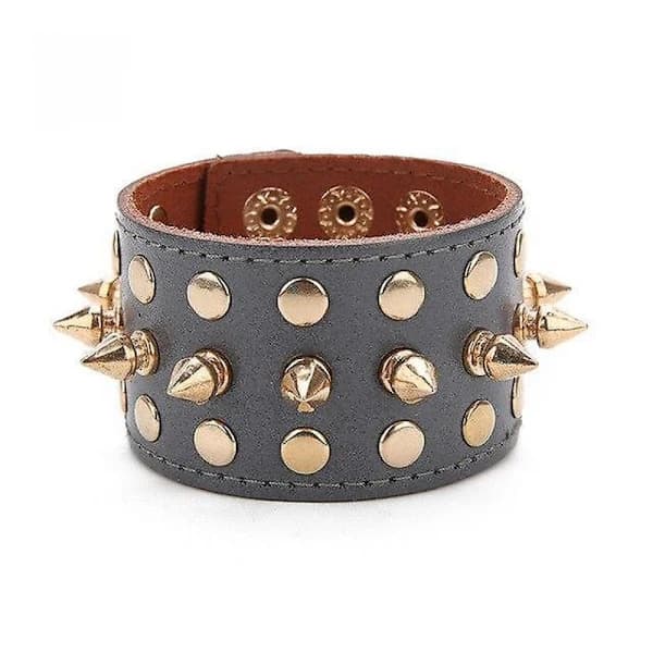Rock Punk Läderarmband