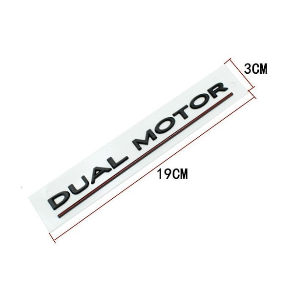 For YXS Twin Engine Emblem - 3D Twin Engine Badge Sticker Decoration Performance Badge Accessories