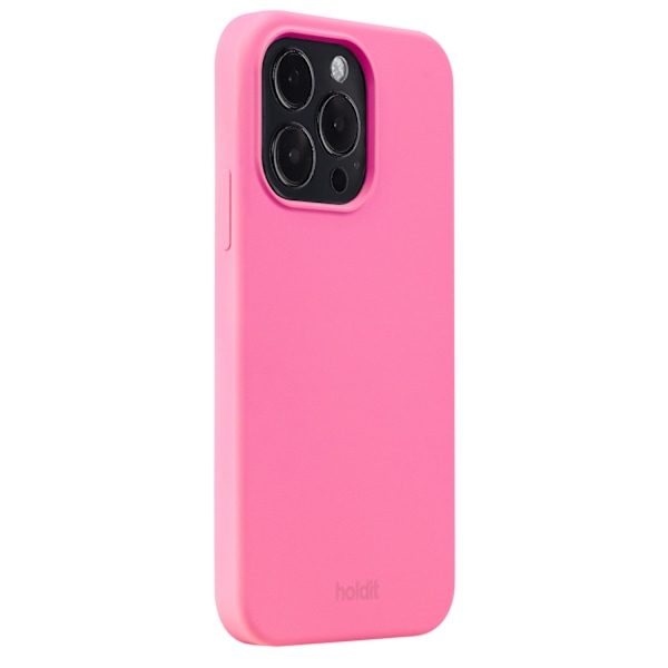 holdit iPhone 14 Pro Cover Silikone Bright Pink 50