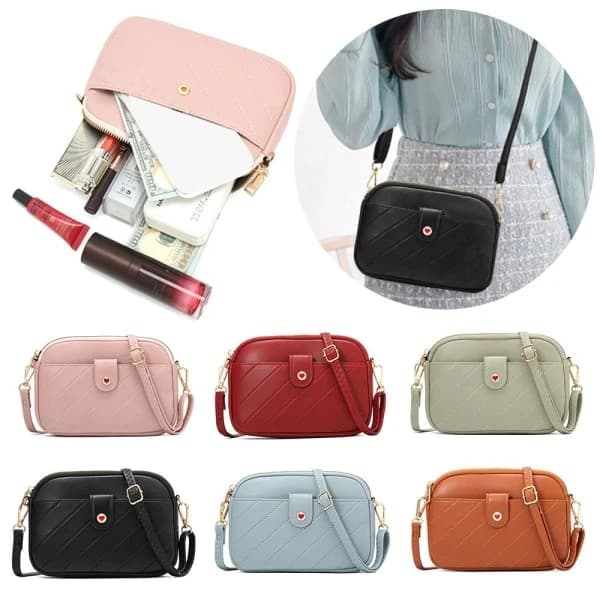 Axelväska Crossbody-väska ROSA Rosa