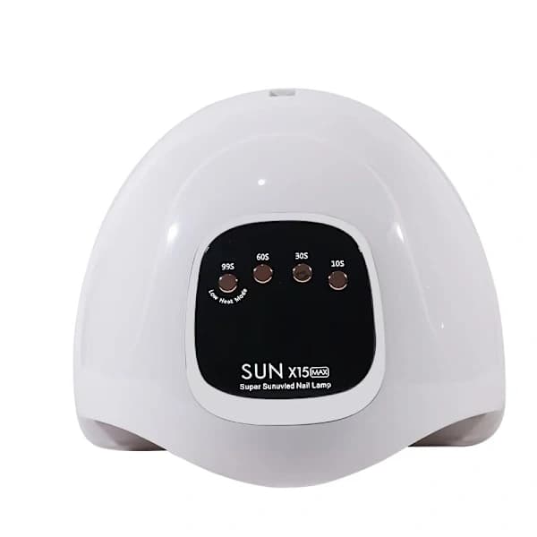 UV/LED-lampe med timerfunksjon Hvit Hvit