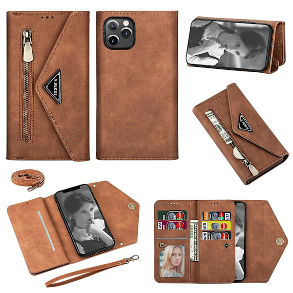 Puhelinkotelo Nauhalla iPhone 13 Pro Max Irrotettava Crossbody-nauha_ca