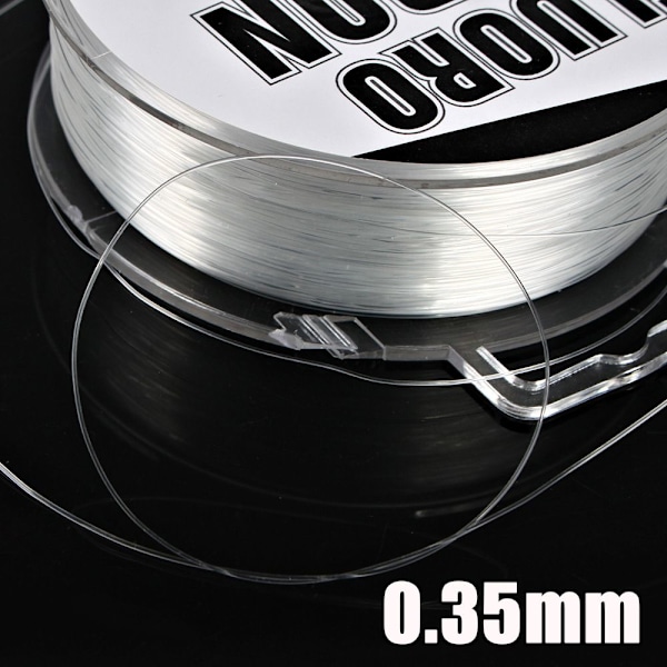 300M FluoroCarbon fiskelina Stark tråd DIA.-0,35MM Dia.-0.35mm