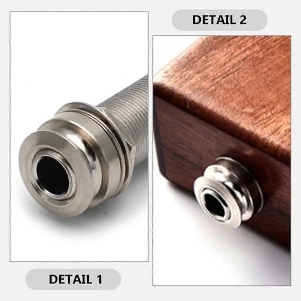 2st Pickup Tail Pin Caps Ändstycke Knappband Ersättnings Gitarrtillbehör