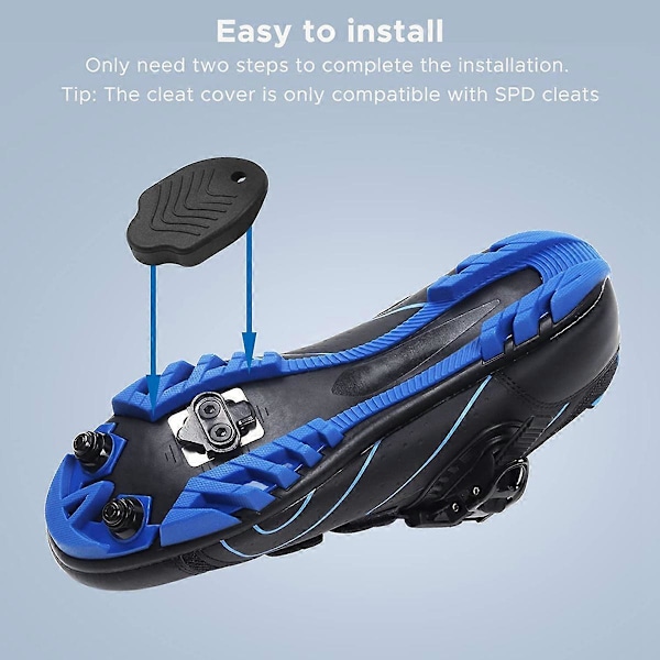 CASA SPD Klampebeskyttere, Holdbare Cykelklampebeskyttere Kompatible med SM-SH51 SPD Klamper, 1 Par