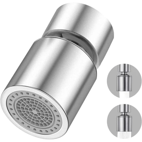 360 graders kranlufter, vannbesparende filter svingbar lufter kit