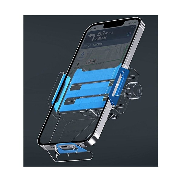 Mobiltelefonramme i aluminiumslegering, støtsikker, for elektrisk motorsykkel, navigasjon, universalsykkel