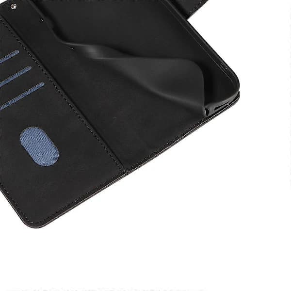 Læderpung etui med buet design til Samsung Galaxy S25 FE