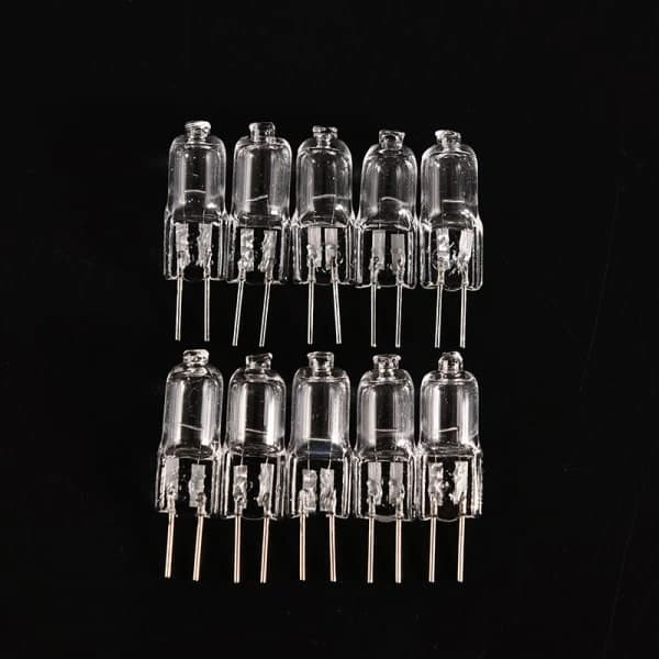 20X G4 JC Type Halogenpære Lampe 12V 10W