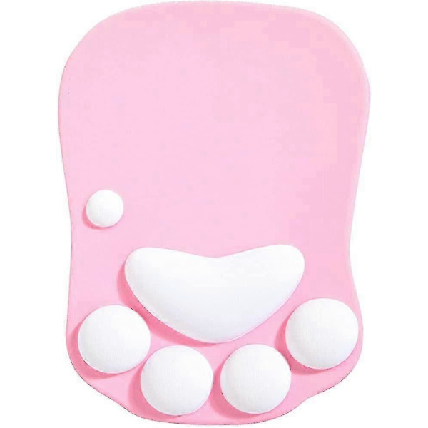 Musemåtte med håndledsstøtte. Ergonomisk musemåtte. Kawaii katte-musemåtte. Silikone