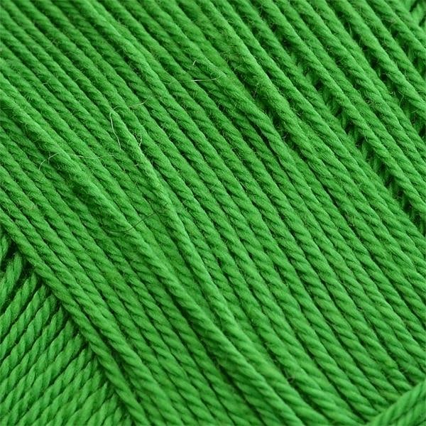 Merc. 12/3 Virkgarn 200 gr. på nystan Grön Green one size