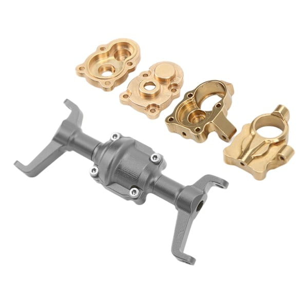 Fremre Akselhus Styrekobling CNC RC Bil Metall Fremre Akselhus Sett for FMS for Xiaoqi FCX24 1/24 Halv RC Bil Titanium