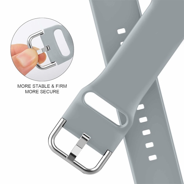 Kompatibel med Apple Watch-armbånd, mykt silikon sportsarmbånd