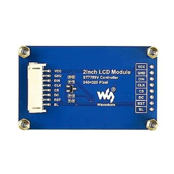 Raspberry Pi Pico 2-tommers skærm med 65k farver og SPI-interface