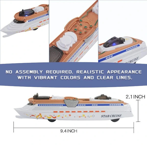 Krydstogtskibsmodel legetøj Ocean Liner Båd legetøj FLYGPLANSBAKA hangarskib