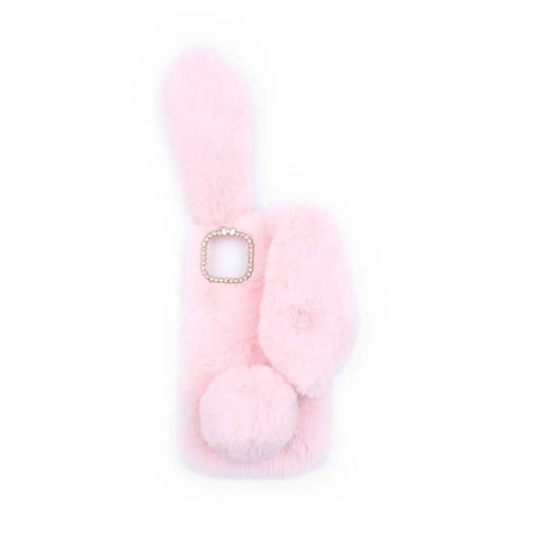 Fluffy Rabbit iPhone 11 Pro Max cover - Rosa Pink Rosa
