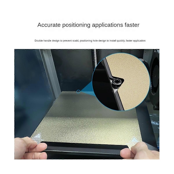 CASA PEI+PEO Ark Utskrift Varme Seng Plate 235mmx235mm for S1/End-5 S1/K1Pei Oppvarmet Seng 3D Skriver Deler
