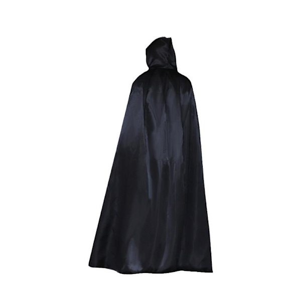 1 stk. Spooky Halloween Kappe Unisex Hættekappe Cosplay Party Djævel & Hexe Cosplay Kostume Black 80cm