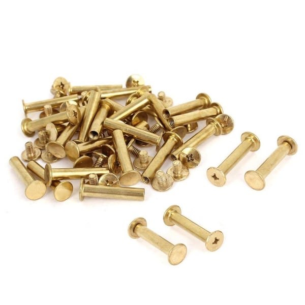 30 x 5 x 25 mm messinkipinnoitetut sidontaruuvit Sunmostar_ca