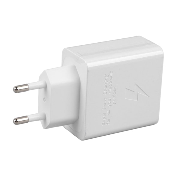 65W USB C-telefonladdare Dubbel typ C Enkla USB-portar EU-kontakt 100-240V Universell USB C-väggladdare för bärbara telefoner