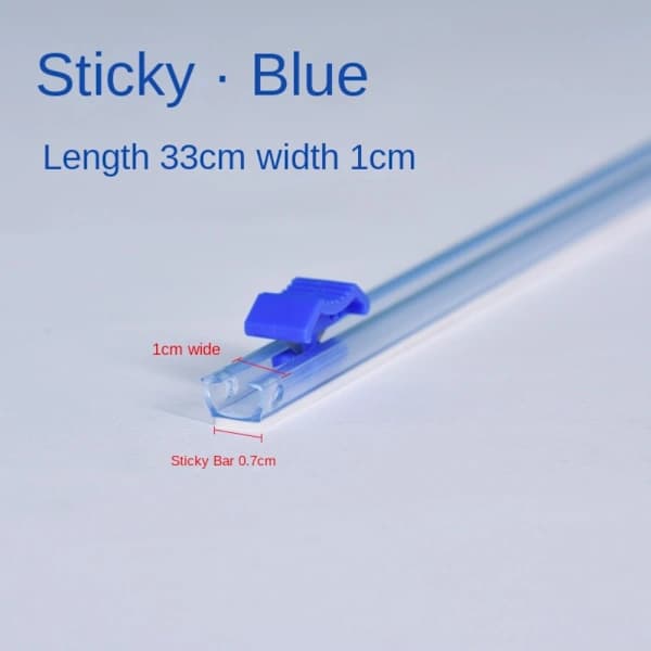 6 stk. plastfoliekutter selvklebende glidende matemballasjekutter plug-in