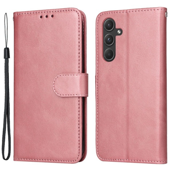 SKALO Samsung A55 5G PU-Læder Pung Etui - Flere farver Rosa_ca Rosa
