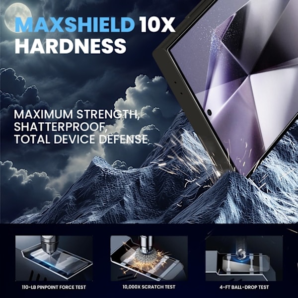 2-pack Samsung S25 Ultra skärmskydd - härdat glas 9H