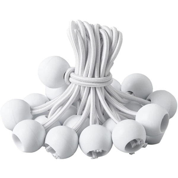 Presenningsspænder, Kuglespænder, Sort Elastisk Spænder, Elastisk