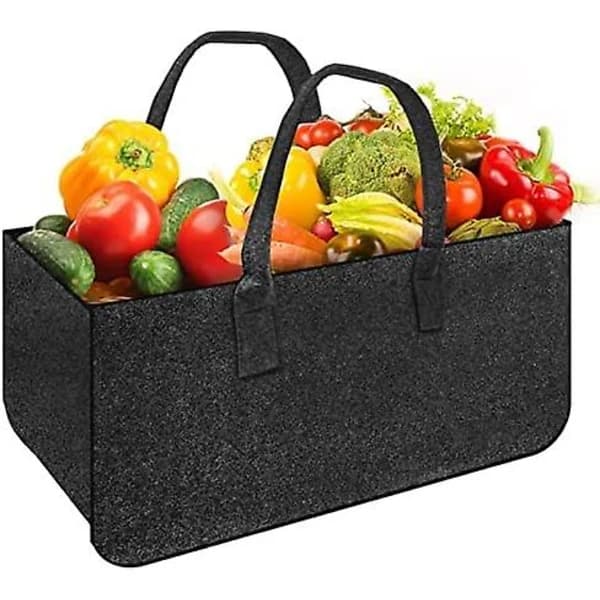 Felt bag with handle, for storing large items, 50 x 25 x 25 cm