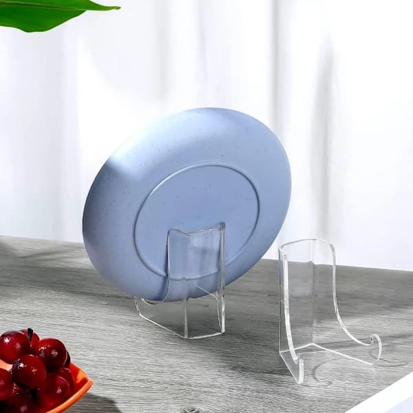2 st Akryl Transparent Display Rack Transparent förvaringsställ 2 st[ca]