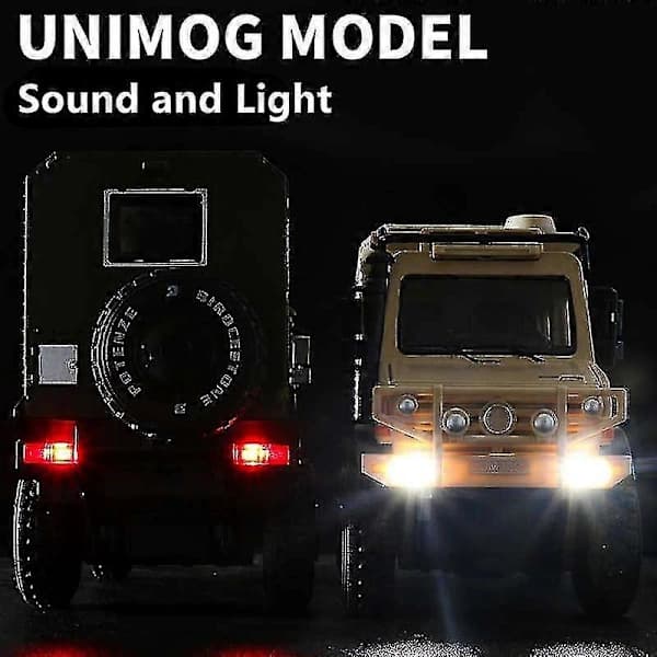 1/32 RV Legering Simulerings Offroad-Fordon Leksaker för Barn - Gul