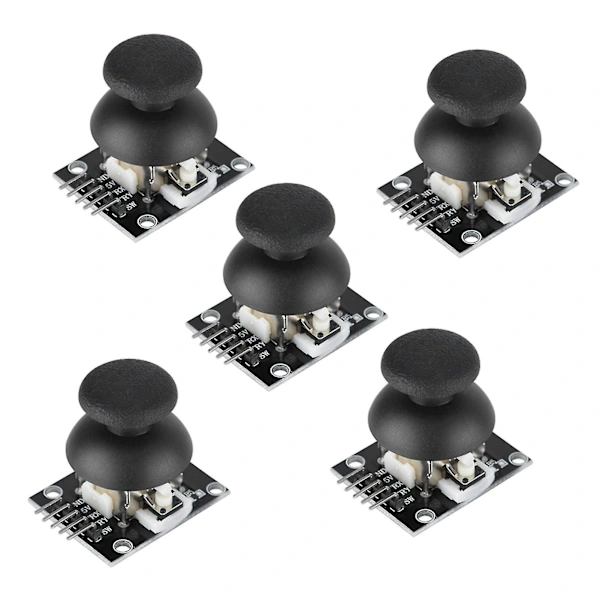 5 stk. Dual-akset Joystick-modul til Arduino-spilcontroller