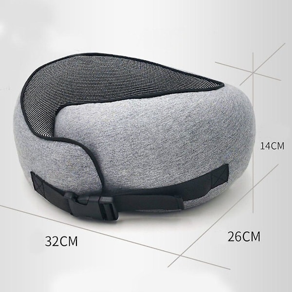 Matkakudde Matkakudde Puhdasta Memory Foam -niskatyyny, Hengittävä Päällinen