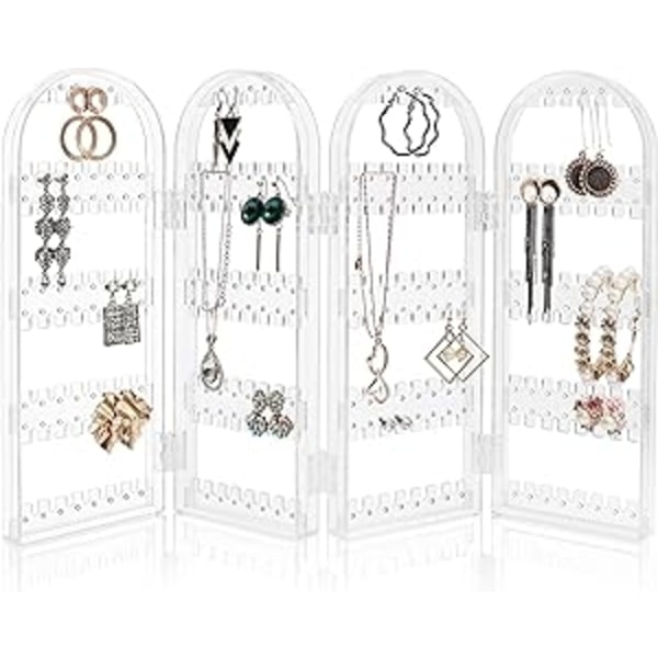 Folding Earring Display Stand Holds 120 Pairs of Earrings - Perfect