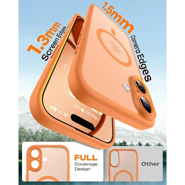 Magnetisk MagSafe-deksel for 17 6,3-tommer (Oransje) 17