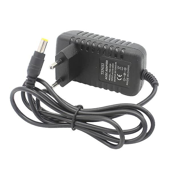 AC/DC 12V 1A Strømadapter Lader EU-plugg for LED-stripe Lys CCTV