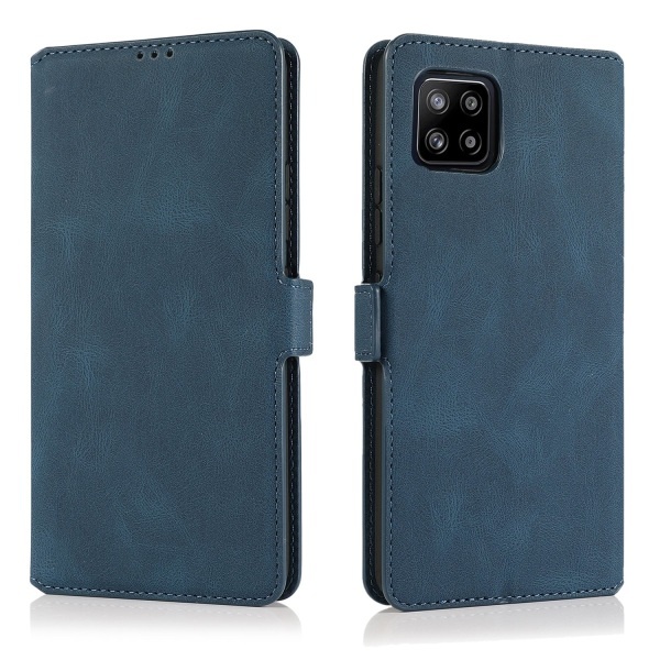 TG Solid Wallet Case - Samsung Galaxy A22 5G Mørkblå