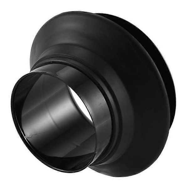 CASA Bastrumförstärkare ABS Gummi Bastrumma Kickförstärkare med Svart Port Hålskydd, Mikrofonhål Trumma