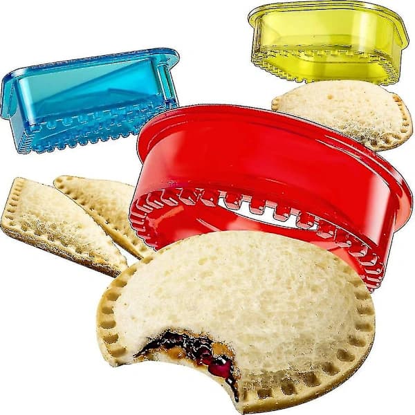 Sandwichkutter og -forsegler - Decruster Sandwich Maker for Uncrustables AV Round and Triangle and Square