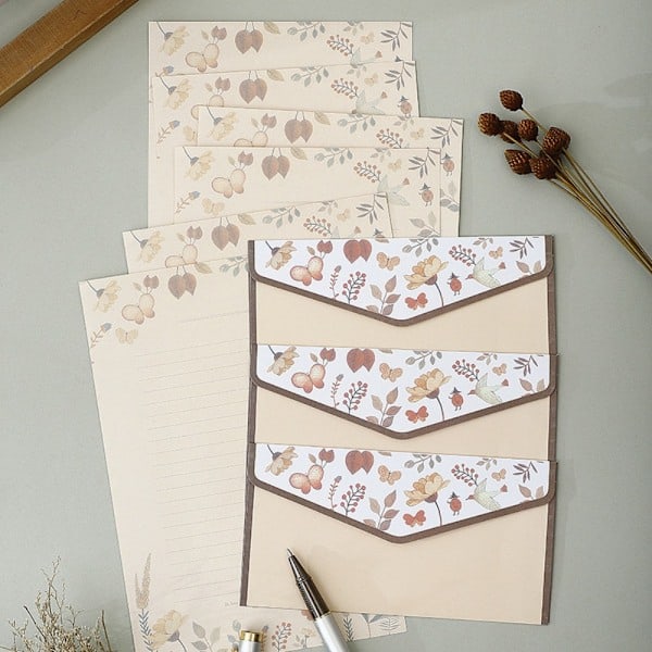 Kirjepaperi Kuorikirjekuori Set Kirje Kirjepaperi Set