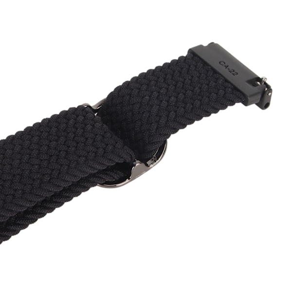 Justerbart nylonarmband för ersättning, sport, andningsbart band för Spartan för Suunto7, svart