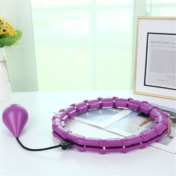 Vægtet Hula Hoop, Smart Hula Hoop med bold, 24 aftagelige
