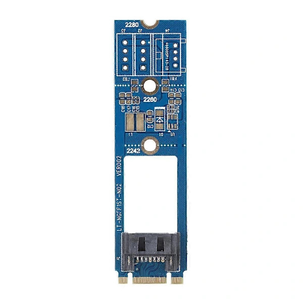 M.2 NGFF til 7-pin NGFF til SATA M.2 til SATA SATA-konverteradapter